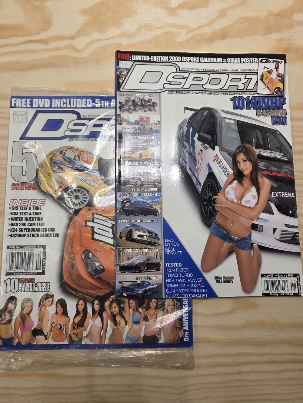 Dsport Magazine | September 2007 + January 2008 | Misa Campo Cover (Set of 2)